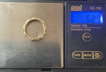 Clogau 18ct Solid Yellow Gold Tree of Life Cariad Wedding ring size P 6.29g