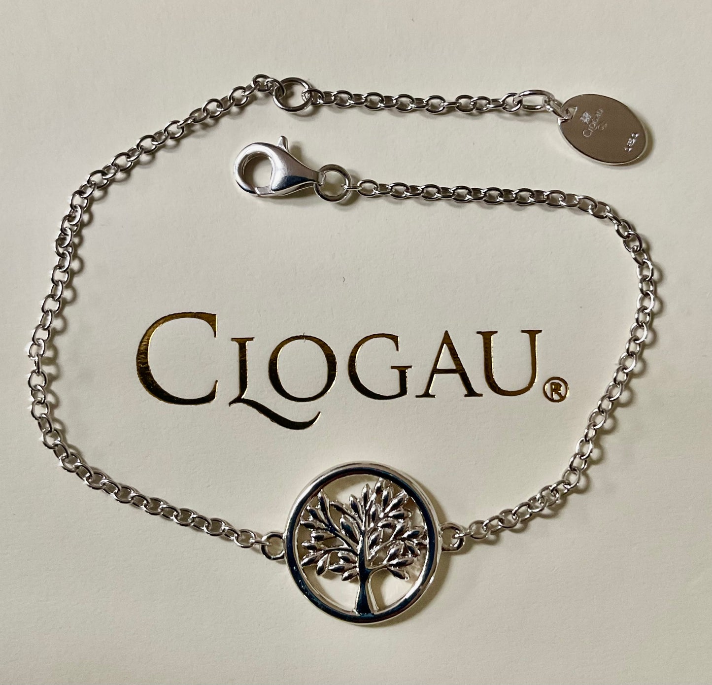 Clogau Tree of Life affinity chain bracelet in silver and rose gold 16 or 18cm