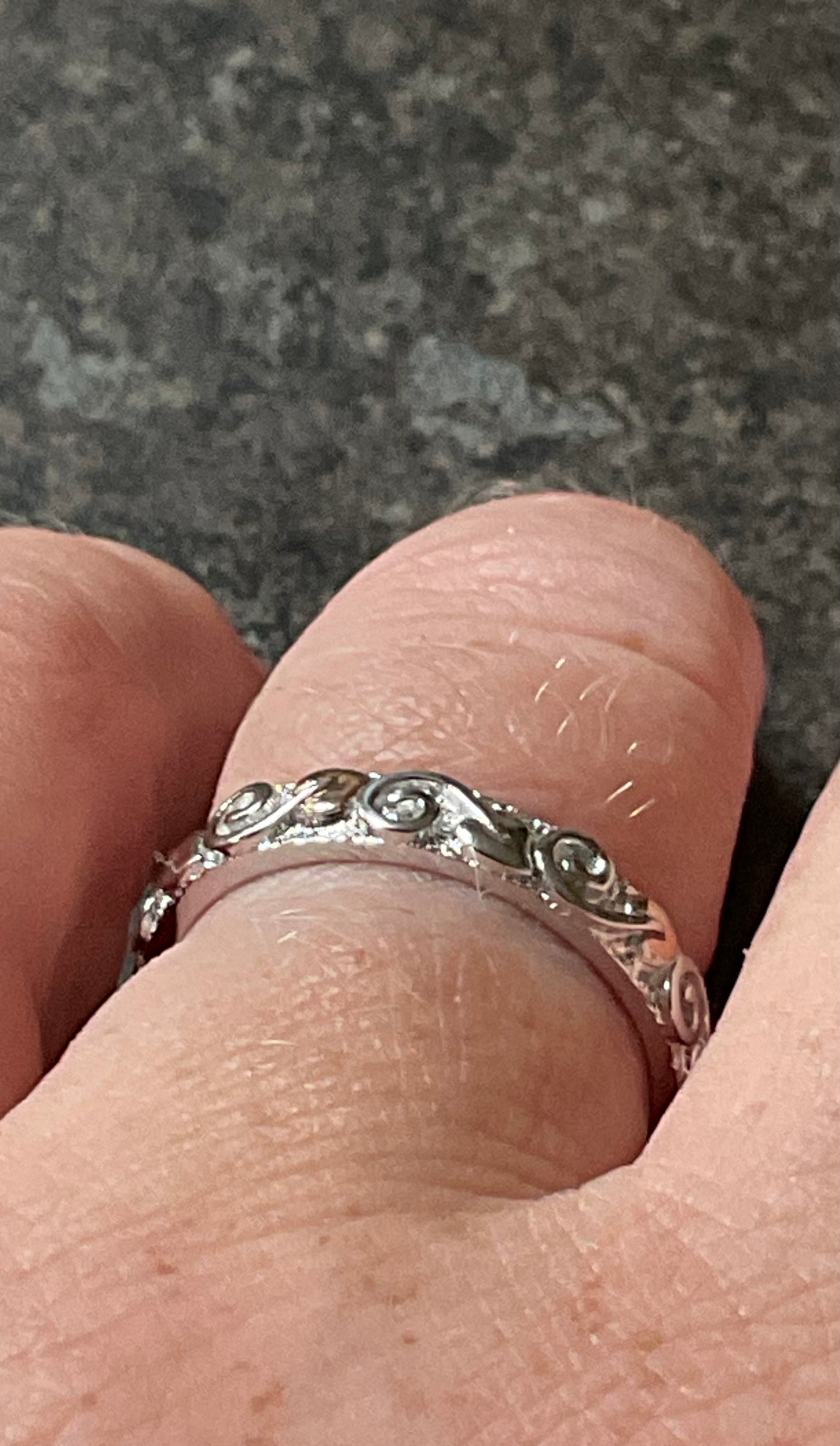 Clogau 4mm Tree of Life band ring in silver and rose gold available in size J,N,Q,T