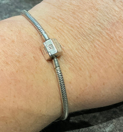 Clogau Milestones Insignia charm bracelet in silver and rose gold 19cm