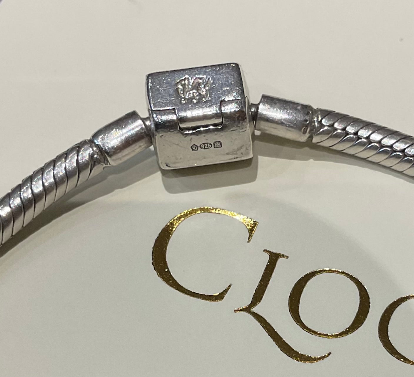 Clogau Milestones Insignia charm bracelet in silver and rose gold 19cm