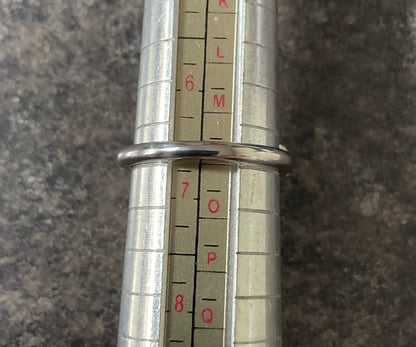 Clogau Ivy Leaves green jasper and white topaz ring size N and P silver and rose gold