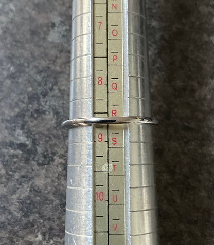 Clogau Lilibet Sky Blue Topaz ring in silver and rose gold sizes M, R and T