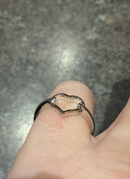 Clogau Close to my Heart Open ring in silver and rose gold size P