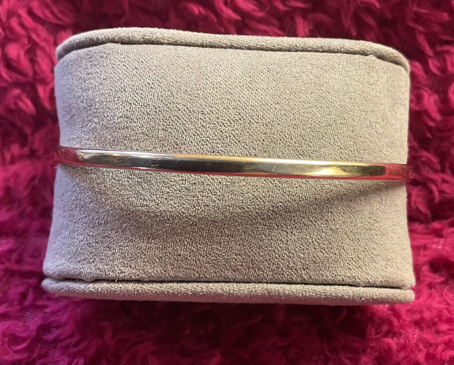 9ct Celtic Weave open top bangle bracelet in yellow gold 4.94g