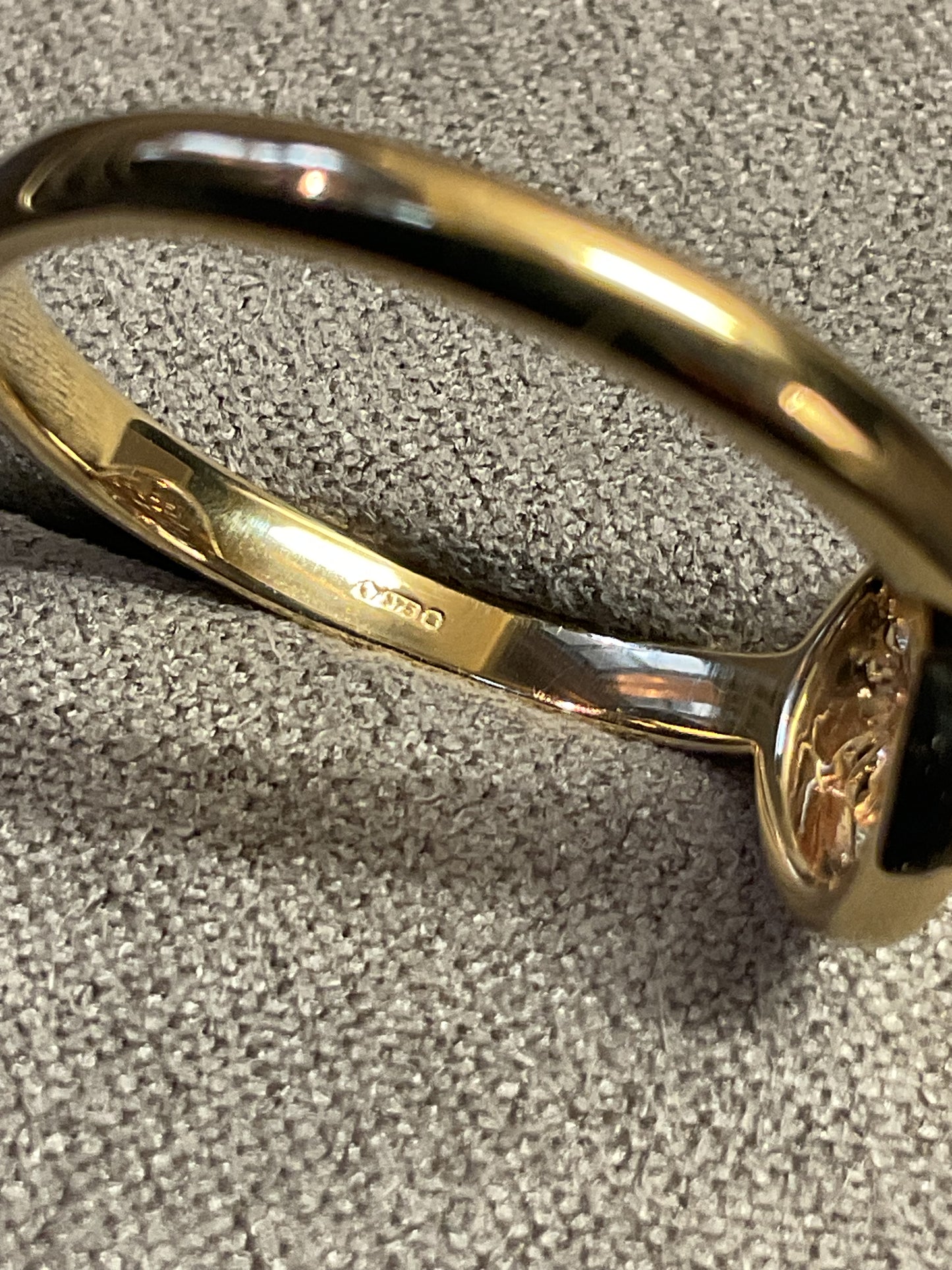 Clogau 9ct Tree of Life Circle ring size P in yellow and rose gold