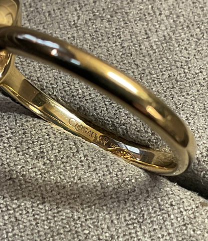 Clogau 9ct Tree of Life Circle ring size P in yellow and rose gold