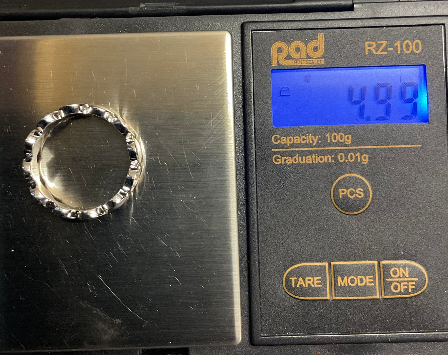 Unisex Clogau Tree of Life Insignia Capstones ring in silver and rose gold sizes N and R (RRP £159)