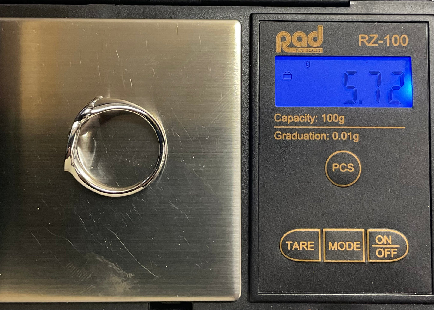 Clogau Cwtch Double Heart ring in silver and rose gold size M and P RRP £159