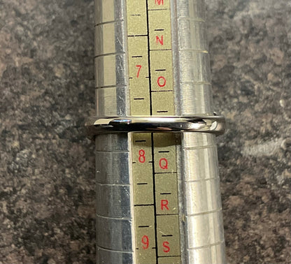 Clogau Cwtch Double Heart ring in silver and rose gold size M and P RRP £159