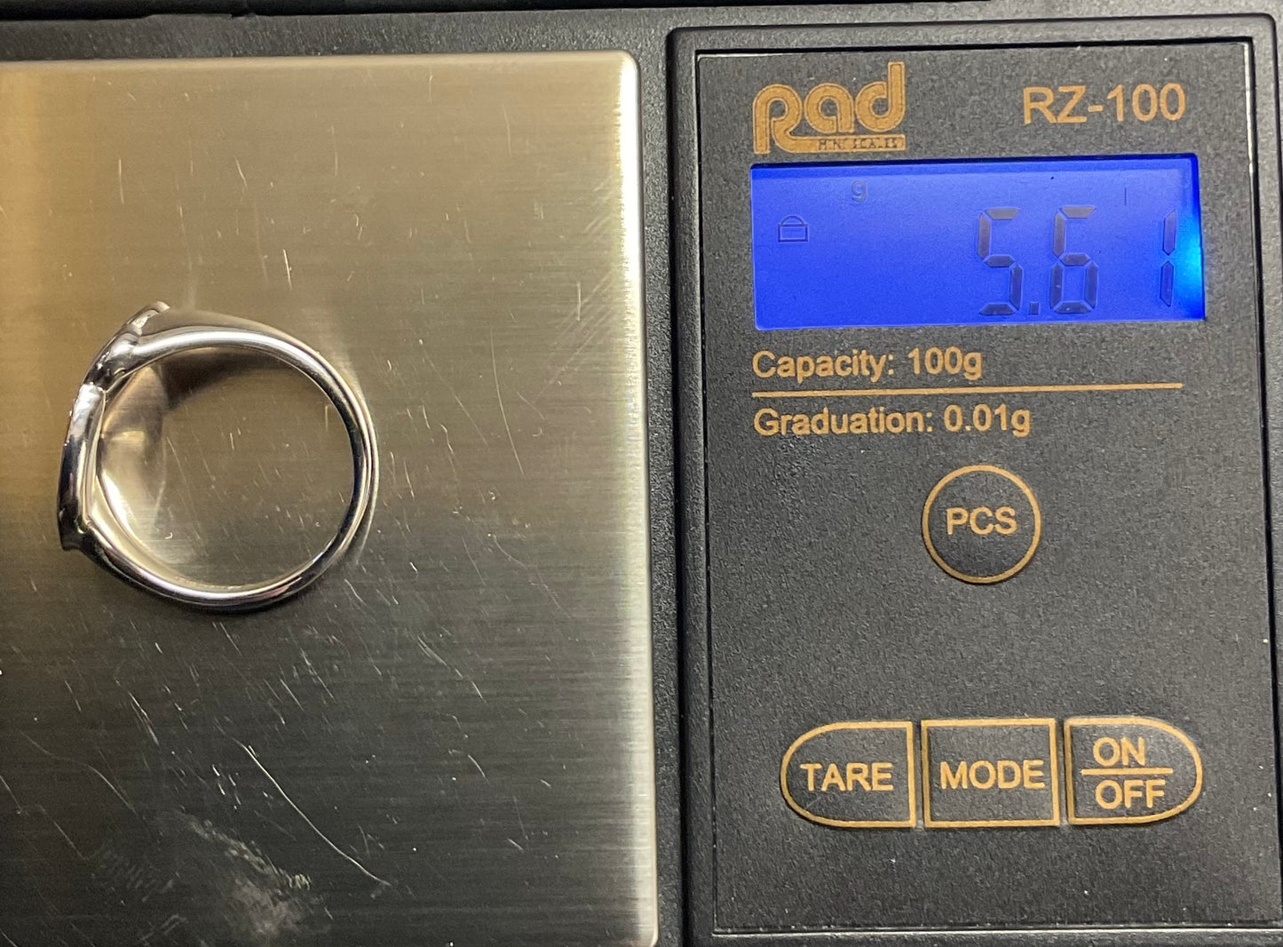 Clogau Cwtch Double Heart ring in silver and rose gold size M and P RRP £159