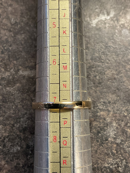 Vintage Clogau 9ct Pink Sapphire Celtic knot Unisex ring size O in yellow and rose gold