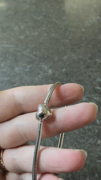 Clogau Milestones Heart Charm bracelet In silver and rose gold 19cm